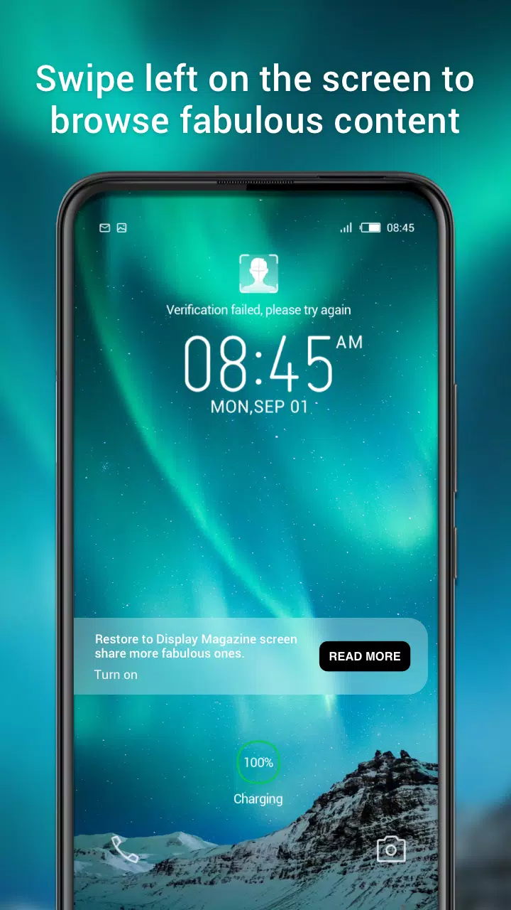 Magazine Lockscreen XOS Скриншот 3