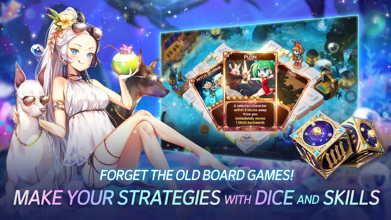 Game of Dice: Board&Card&Anime Ekran Görüntüsü 2