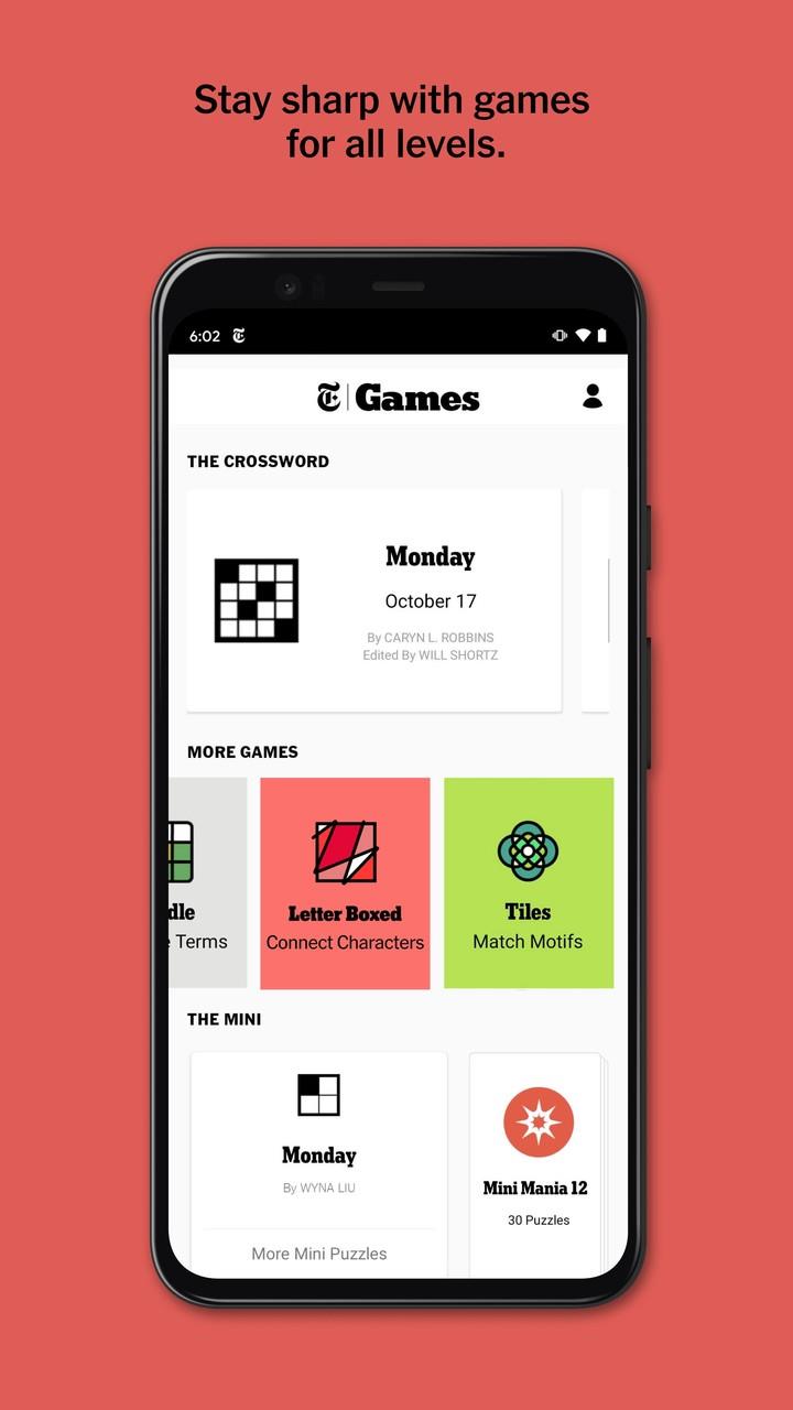 Schermata NYT Games: Word Games & Sudoku 3