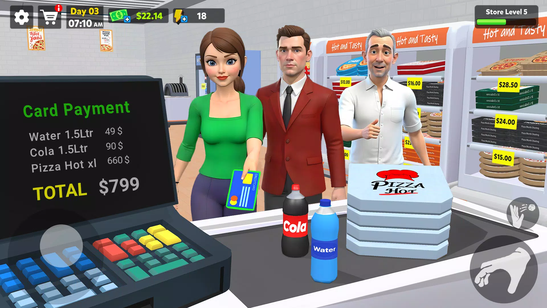 Pizza Shop Simulator 3D Screenshot 2