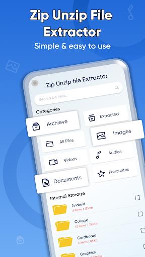 Zip File Reader 7zip Extractor Ekran Görüntüsü 0