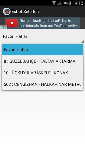 İzmir Otobüs Hareket Saatleri 스크린샷 3