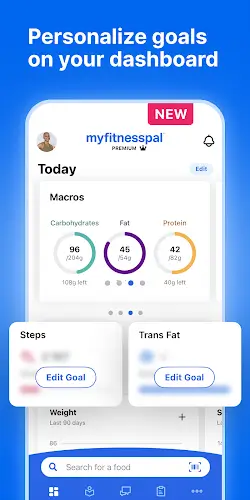 MyFitnessPal 的卡路里計算機和膳食追蹤工具 螢幕截圖 0