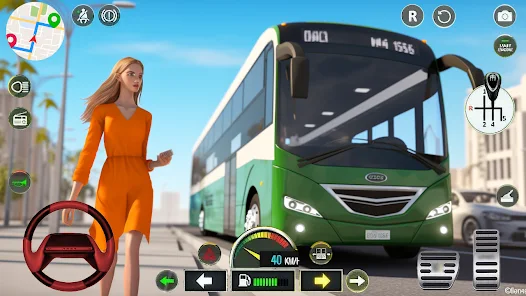 Bus Simulator Game Bus Game 3D Captura de pantalla 1