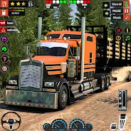 US Cargo Truck Simulator Game Zrzut ekranu 0