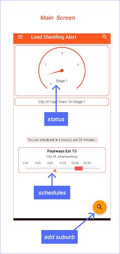 Schermata Load Shedding Alert 0