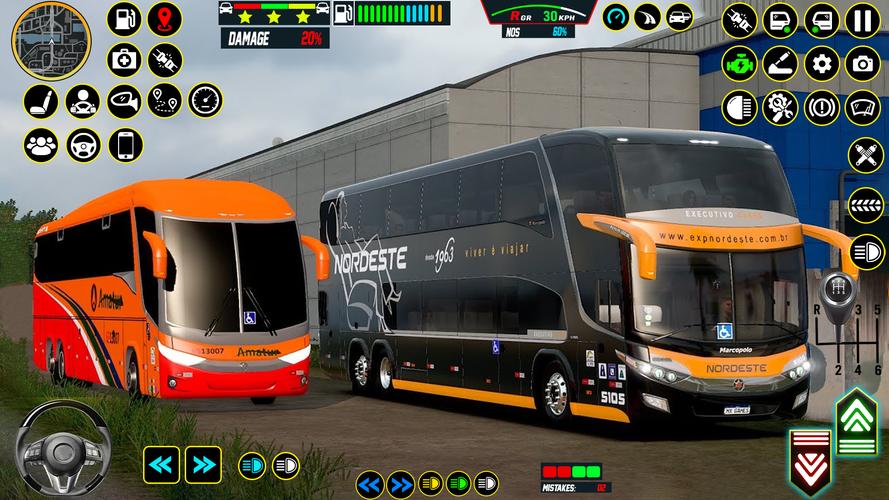 Bus Games 2023 Coach Bus Game Скриншот 2