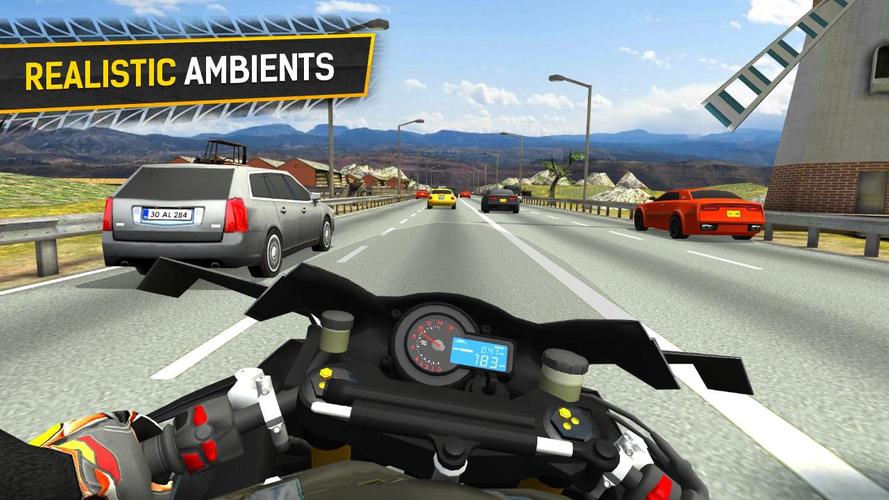Moto Racing 3D Captura de tela 1