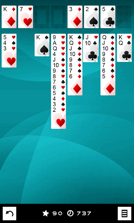 3 in 1 Solitaire - Triple Cards Capture d'écran 1