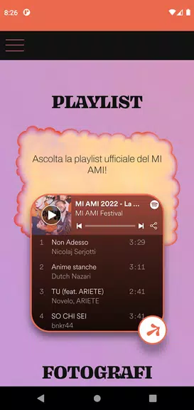 MI AMI Festival 螢幕截圖 1