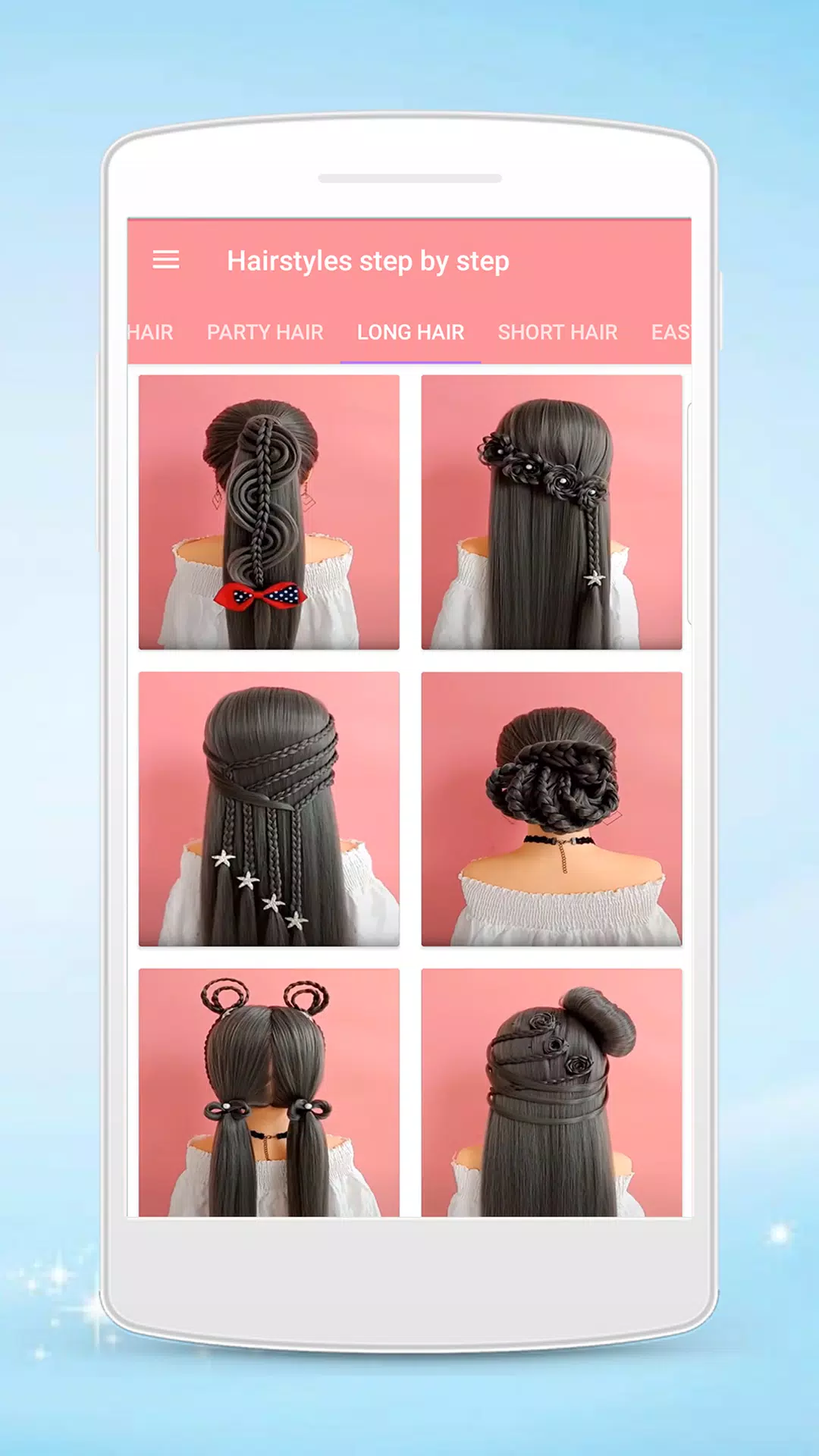 Hairstyles step by step 螢幕截圖 0