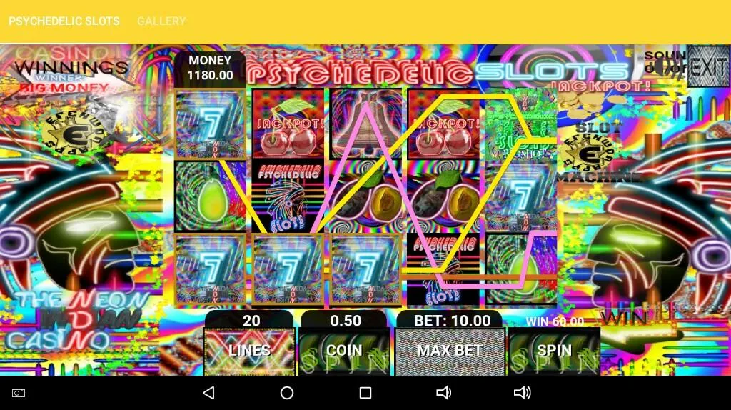 Psychedelic Slots Скриншот 3