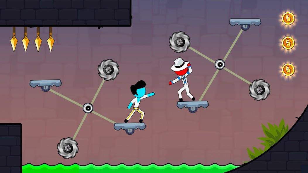 Stickman Red boy and Blue girl Mod ภาพหน้าจอ 2