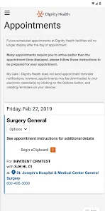 my portal. by Dignity Health Capture d'écran 1