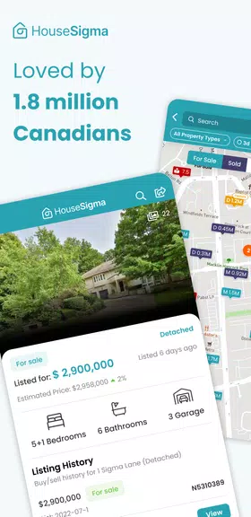 HouseSigma Canada Real Estate Tangkapan skrin 0