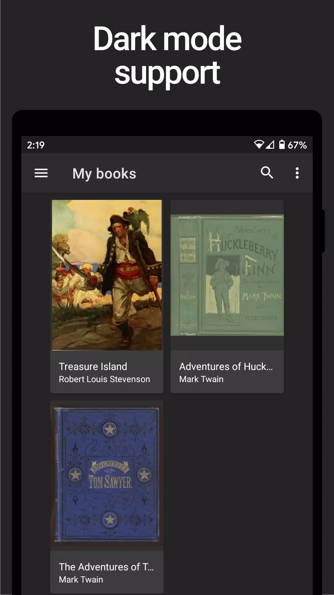 Lithium: EPUB Reader स्क्रीनशॉट 3