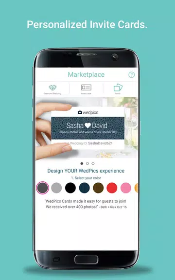 WedPics - Wedding Photo App Captura de tela 3
