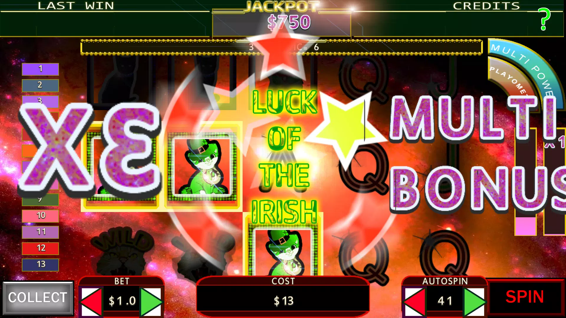 Schermata Lucky Beckoning Kitty Fruit Machine 0