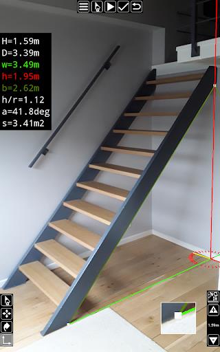 Schermata 3D Measurement App - Plumb-bob 3