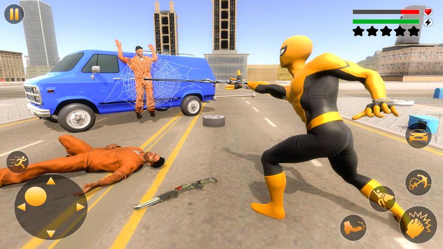 フライングヒーロー犯罪都市バトル スクリーンショット 2