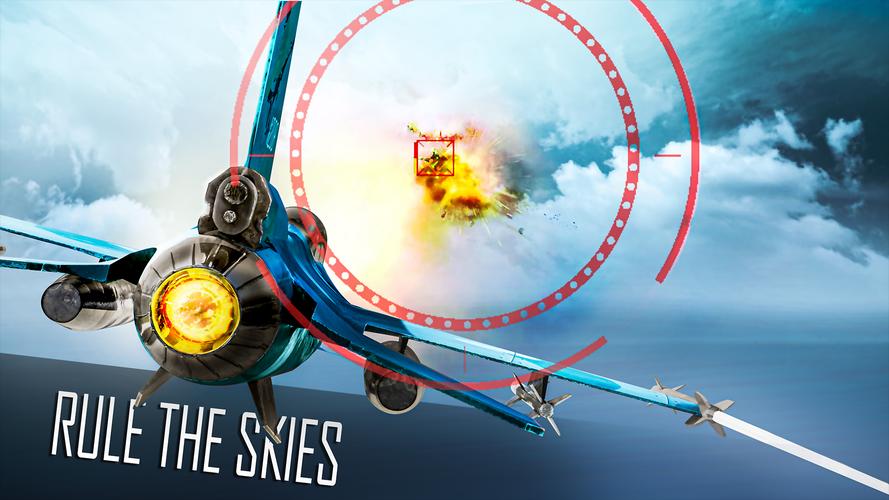 Jet Fighter: Sky Combat 3D Скриншот 1