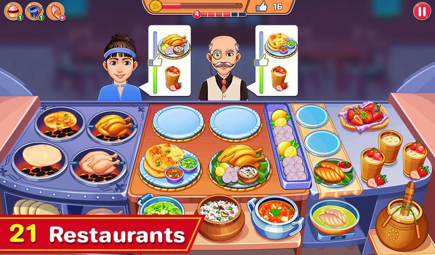 Indian Cooking Madness Games 螢幕截圖 0