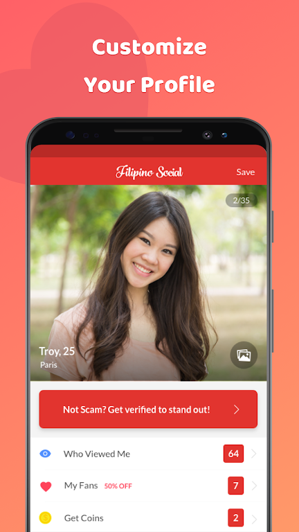 Filipino Social: Dating & Chat Ảnh chụp màn hình 1