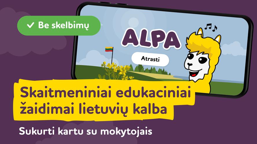 Edukaciniai žaidimai ALPA Ekran Görüntüsü 0