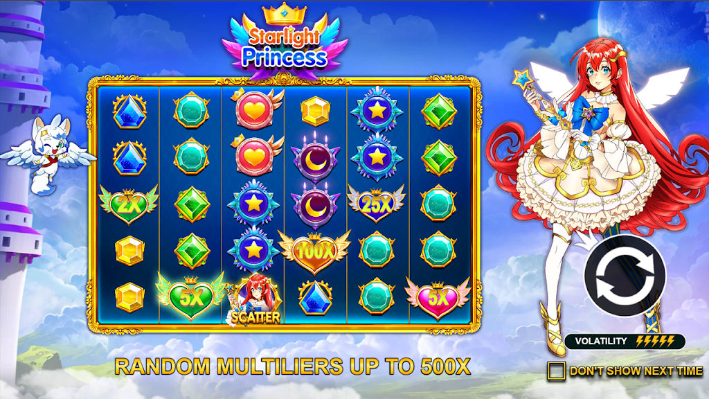 Starlight Princess Slot Tangkapan skrin 1