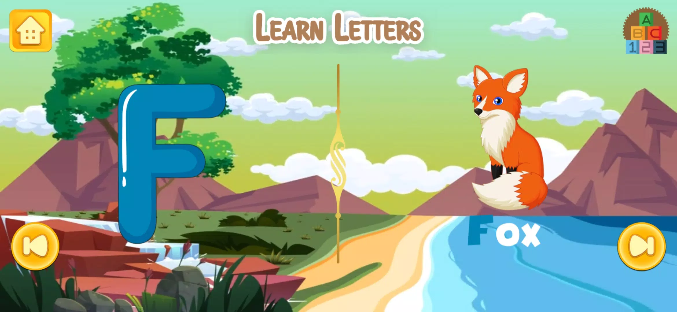 Learn numbers and letters ภาพหน้าจอ 1