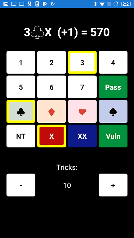 Bridge Scoring Helper Ảnh chụp màn hình 0