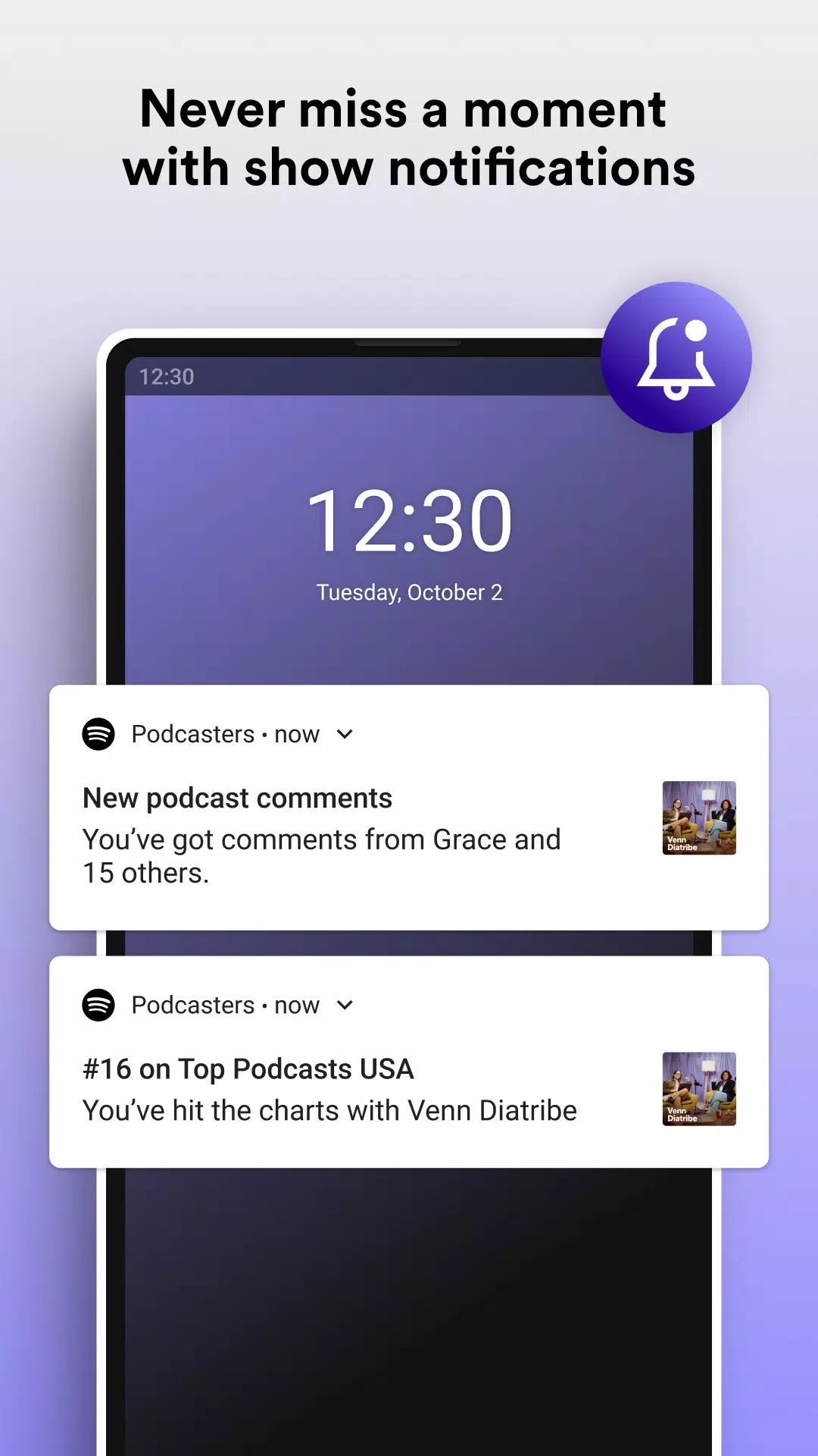Schermata Spotify for Podcasters 3