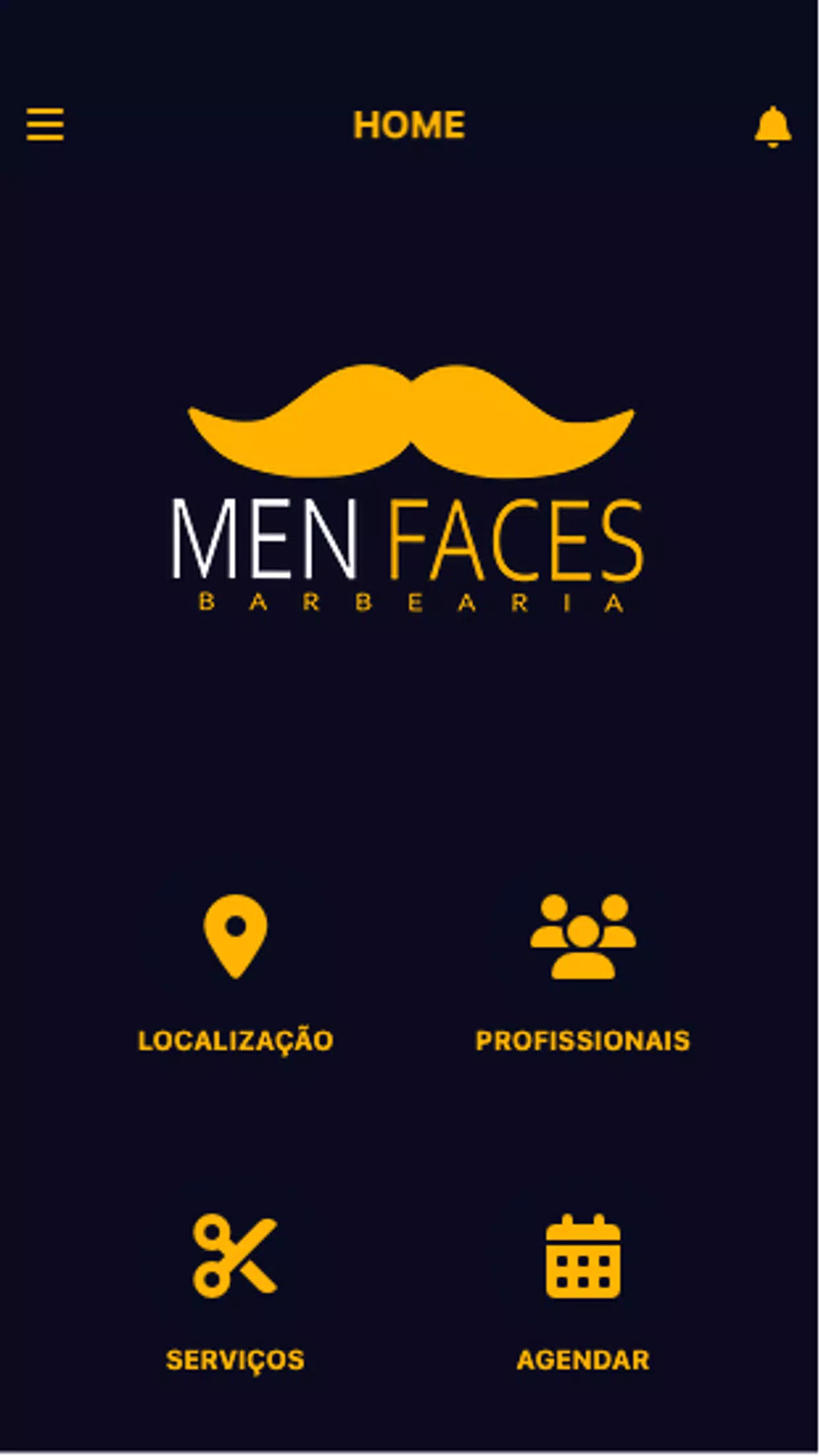 Men Faces Barbearia Captura de pantalla 0