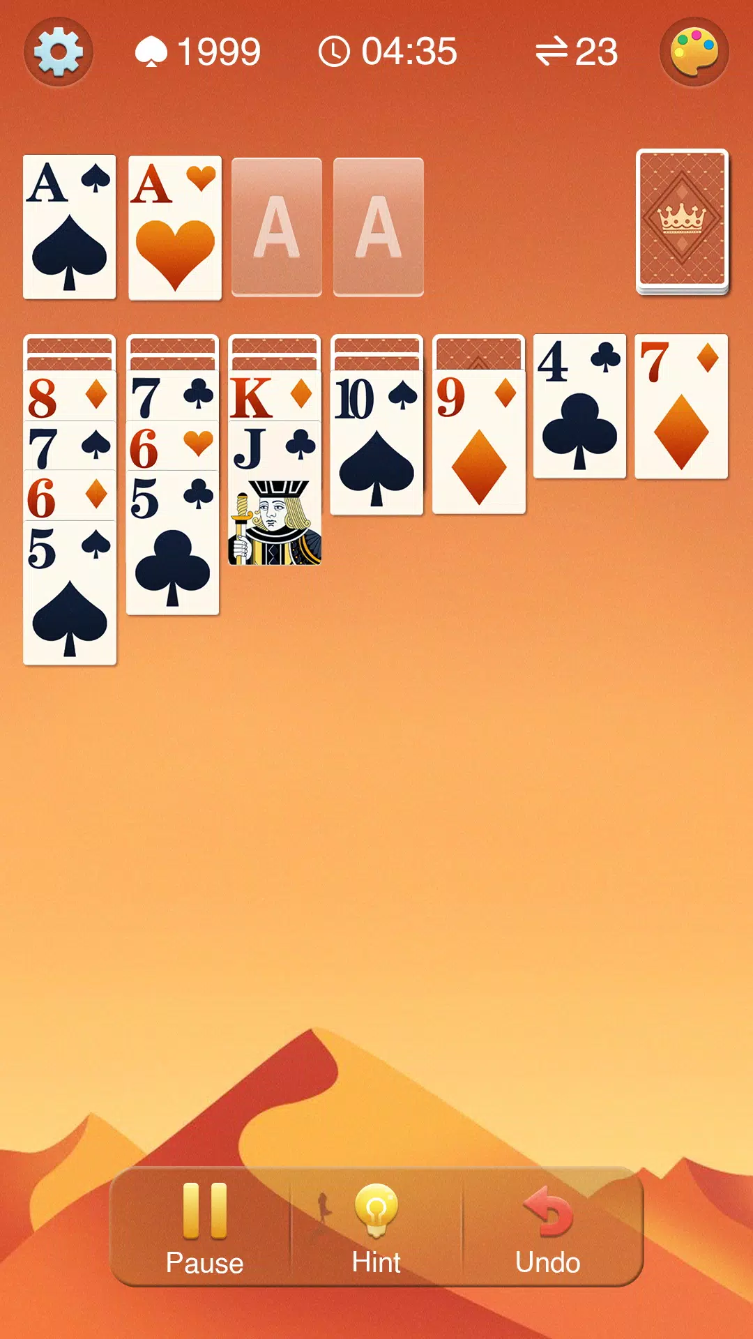 Solitaire Card Game स्क्रीनशॉट 2