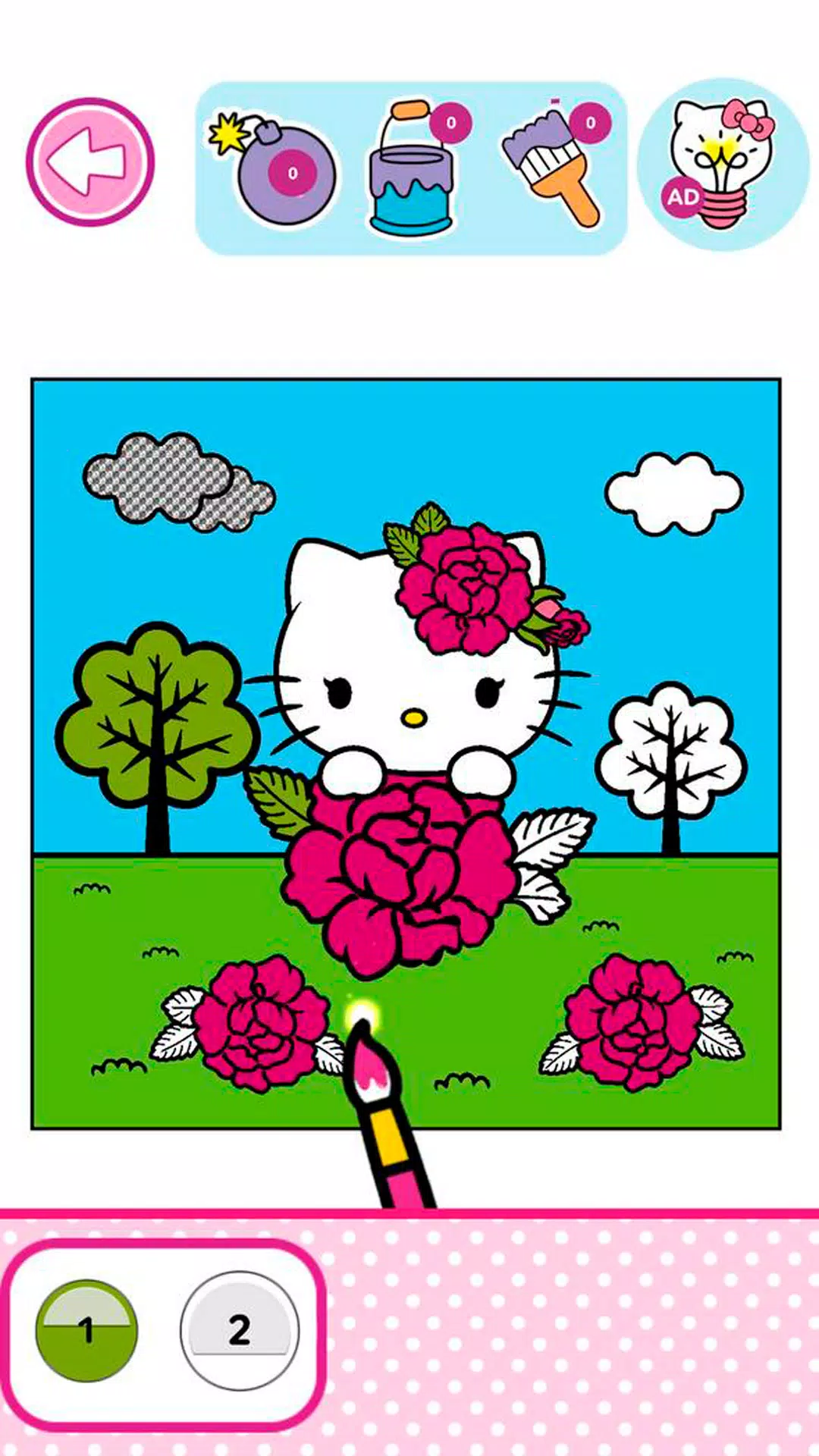 Hello Kitty: Coloring Book Ekran Görüntüsü 0