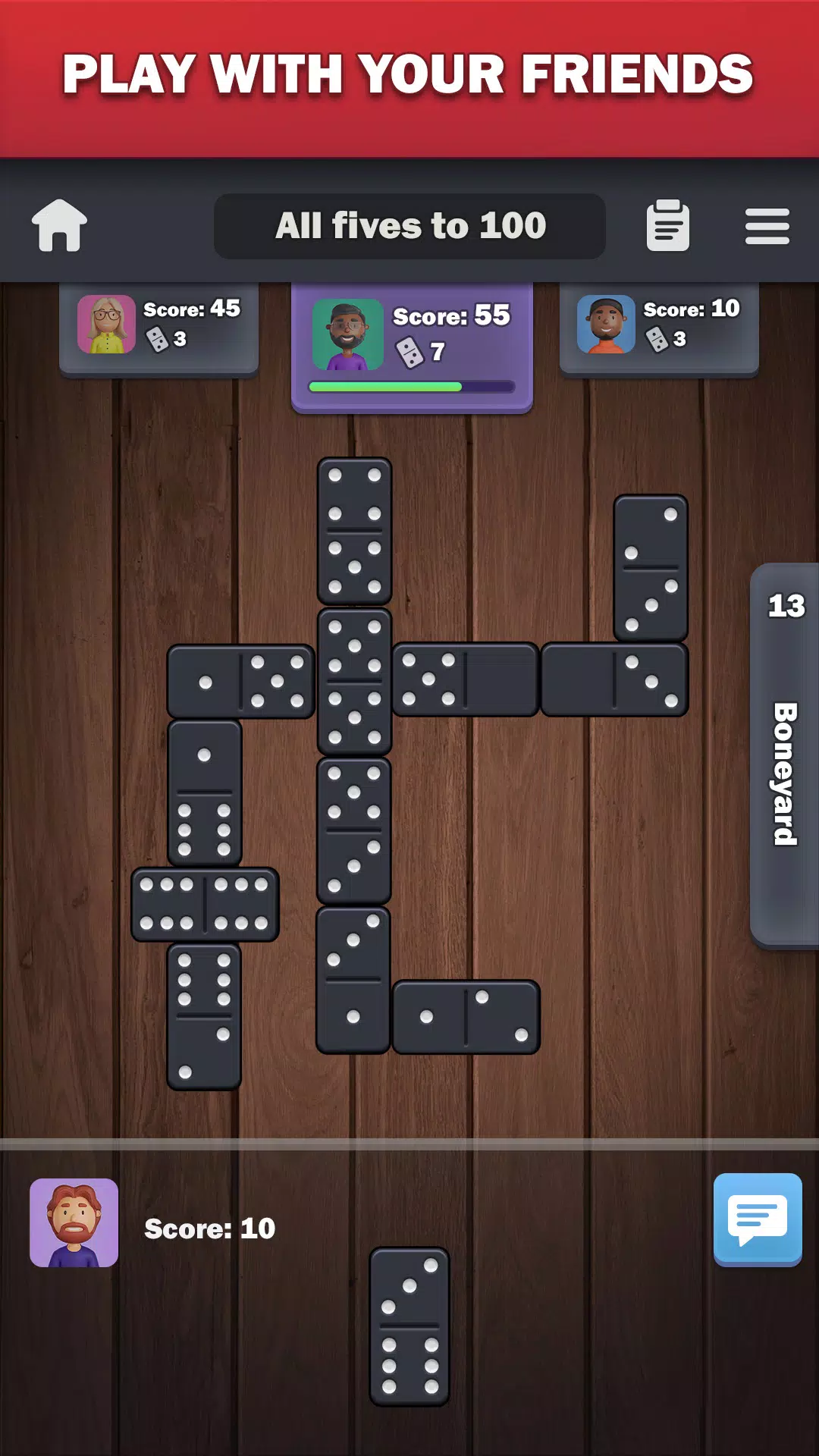 Dominoes online - play Domino! Screenshot 1