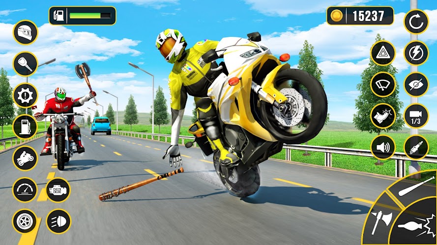 Moto Attack - Bike Racing Game Schermafbeelding 0