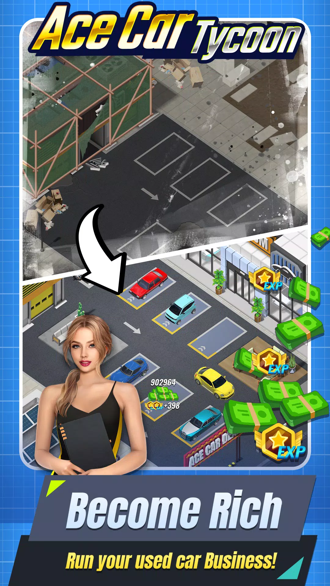 Ace Car Tycoon Скриншот 2