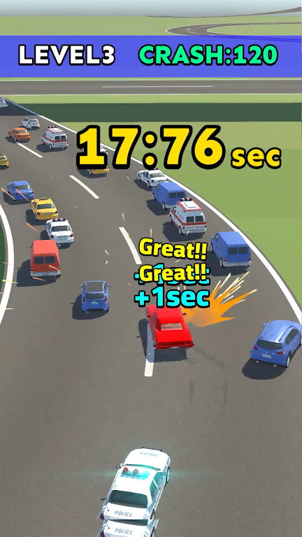 Car Chase And Crash Run Screenshot 2