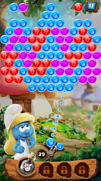 Smurfs Bubble Story Ảnh chụp màn hình 1