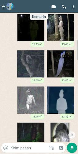 Pocong Kuntilanak WA Stickers স্ক্রিনশট 1