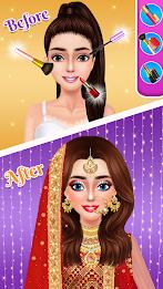 Schermata Indian Bridal DressUp- Makeup 3