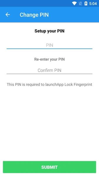 Fingerprint App Lock Tangkapan skrin 1