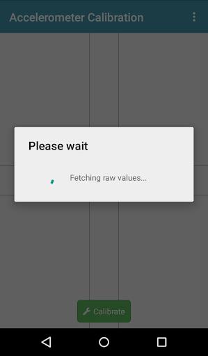 Schermata Accelerometer Calibration 0