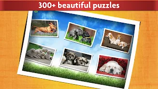 Dogs Jigsaw Puzzles Game Zrzut ekranu 1