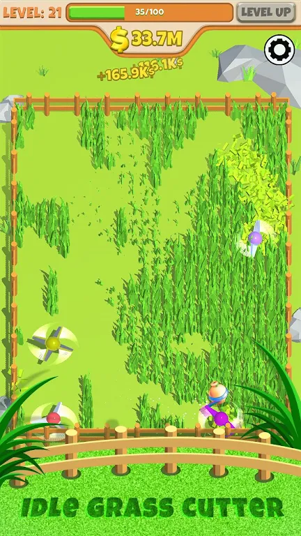 Idle Grass Cutter Mod Ekran Görüntüsü 0
