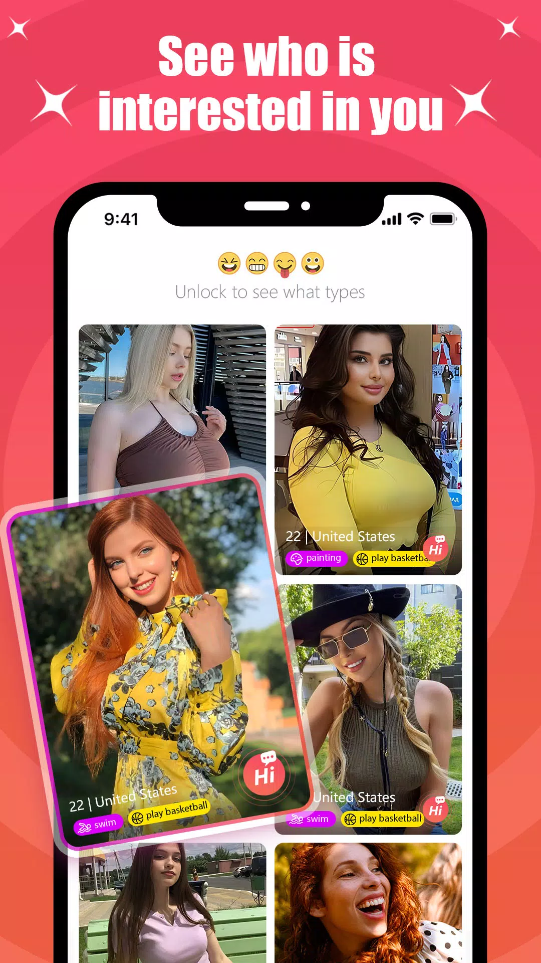 Schermata HELO: MAKE FRIENDS NEARBY 3