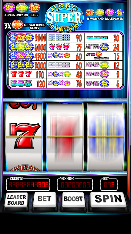 Free Super Diamonds Pay Slots Zrzut ekranu 3