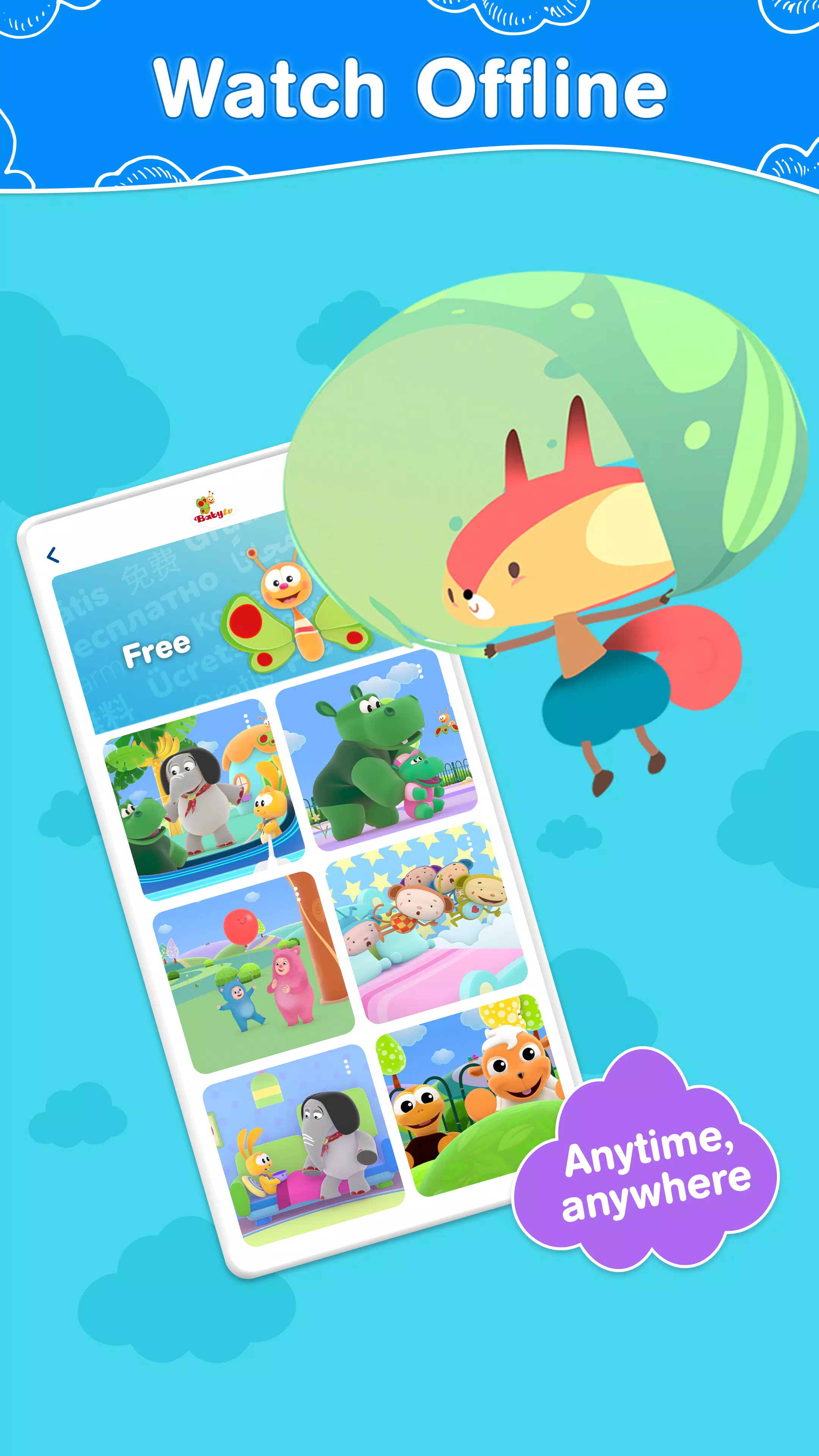 BabyTV - Kids Videos & Songs Ảnh chụp màn hình 3