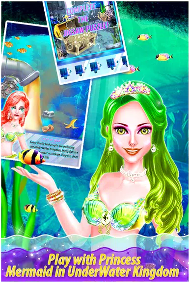My Little Mermaid - Girls Game 螢幕截圖 2
